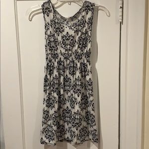 Black and white, lightweight dress